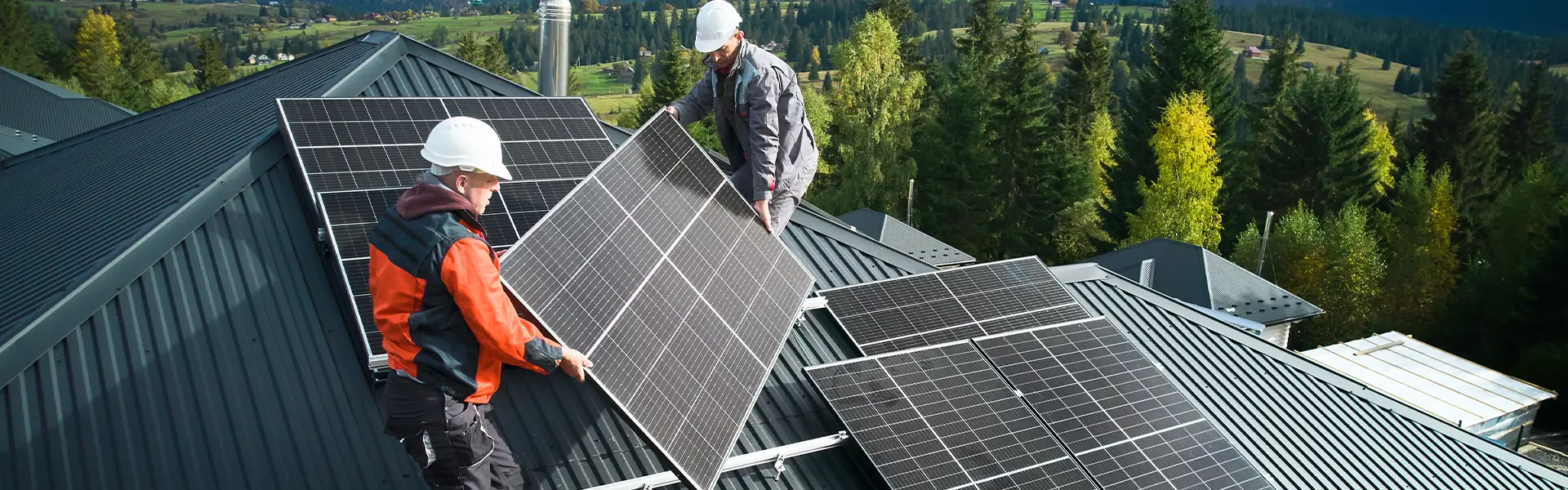 Solar Panel Installation On Metal Roof