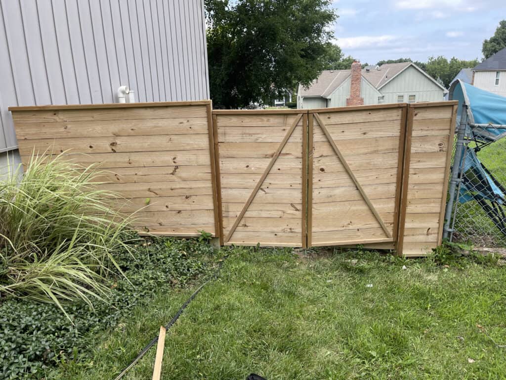 Small Light Wood Gate